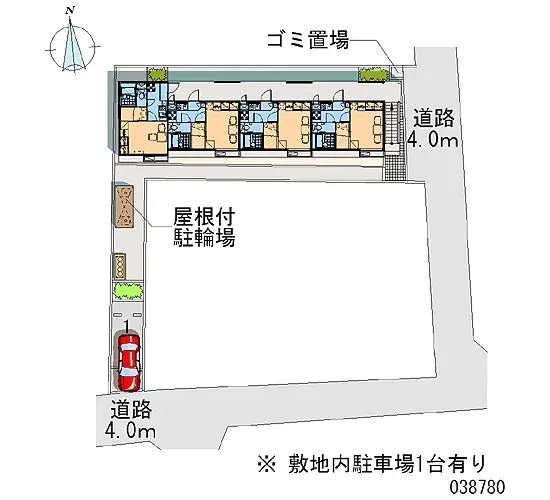 大和市下和田 月極駐車場
